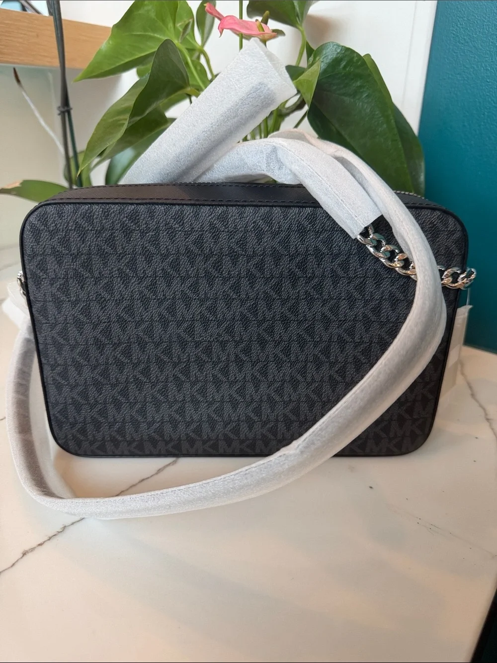 Michael Kors Black Signature Crossbody Bag